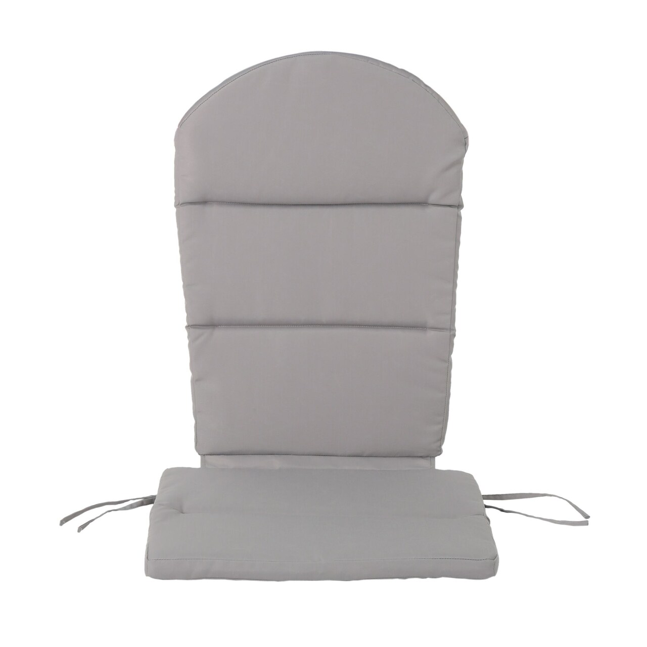 Contemporary Home Living 48.25" Gray Solid Outdoor Patio Adirondack Chair Cushion